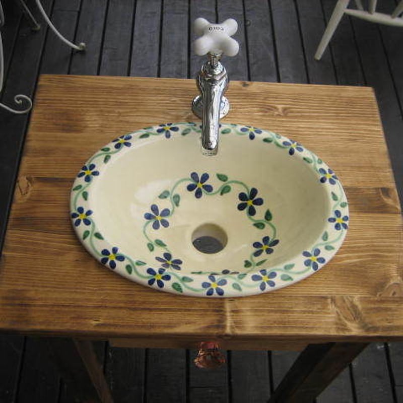 小さな手洗い台＋フレンチシンクSS＋蛇口ブロンズ＋送料無料 | country