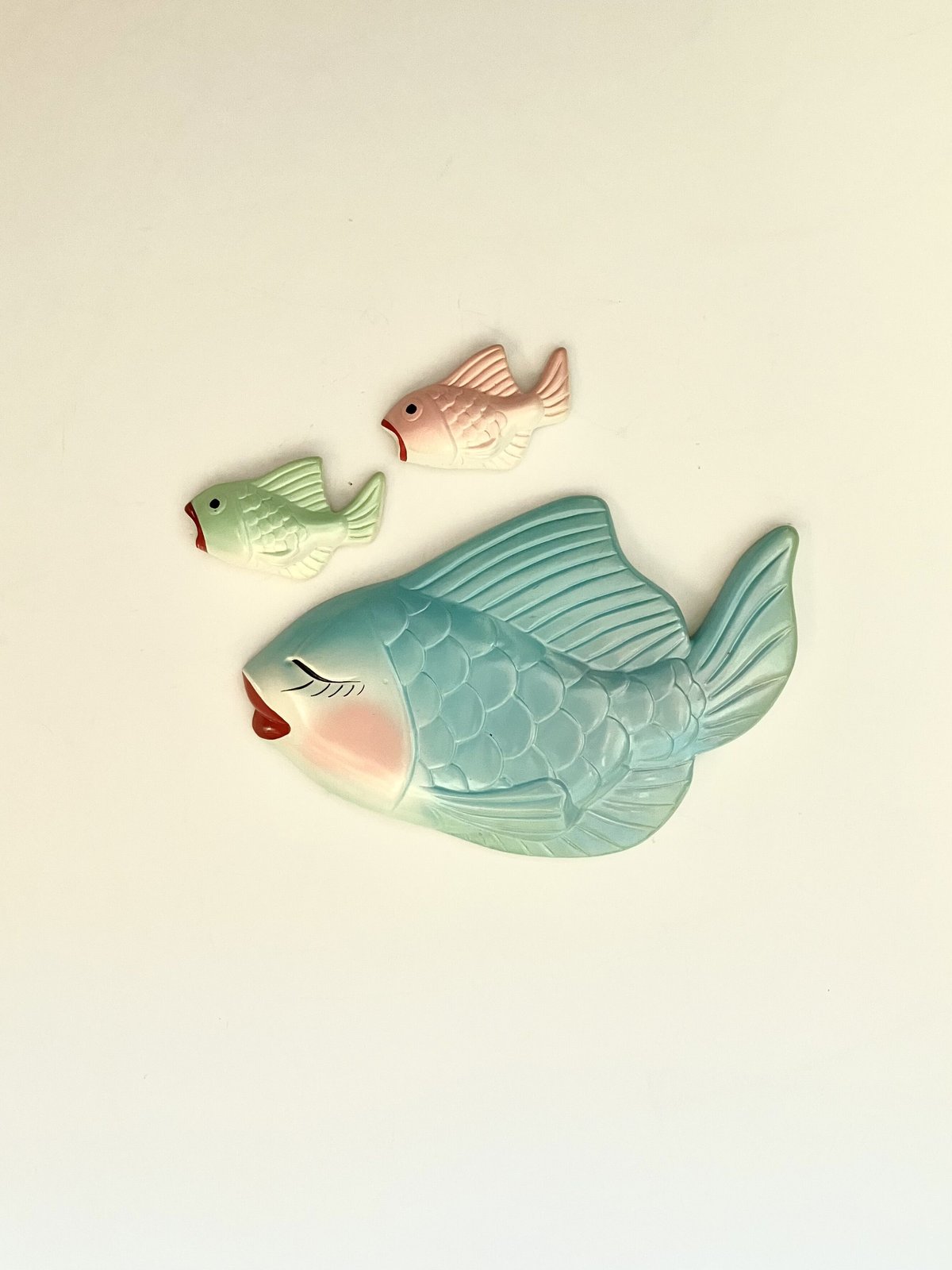 Vintage Wall Decor Fish Family | Ginger Beach Inn
