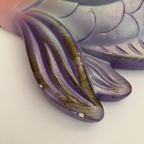 Vintage  Wall Decor Purple Fish