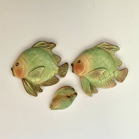 Vintage Wall Decor Fish & Shell | Ginger Beach Inn