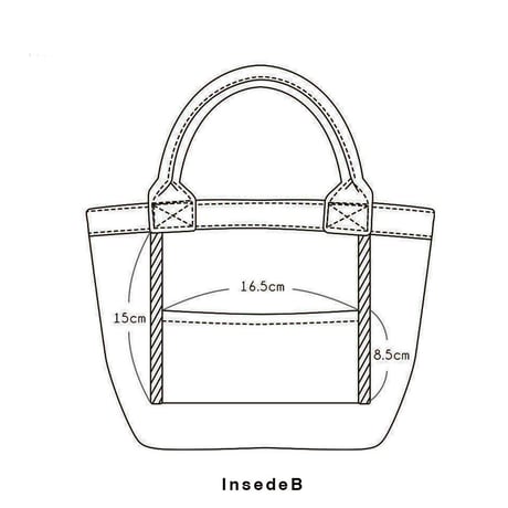 Organic Denim Initial Tote U / Ginger Beach Inn Original