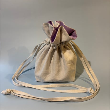 upto Linen Patchwork pochette