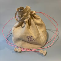 upto Linen Patchwork tote