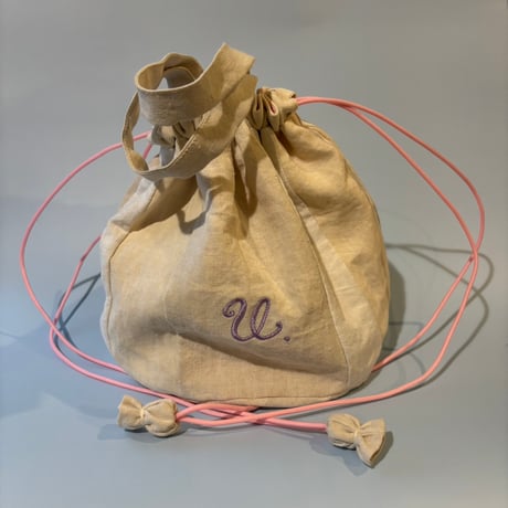 upto Linen Patchwork tote
