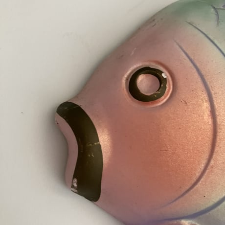Vintage  Wall Decor Purple Fish