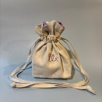 upto Linen Patchwork pochette