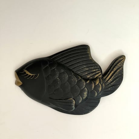 Vintage Wall Decor Black Fish & Babies