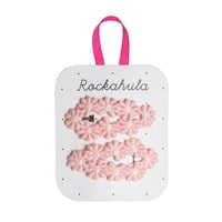 Rockahula kids/Flower Crochet Clips Pink