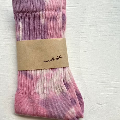 m4y Cotton Silk Socks Round