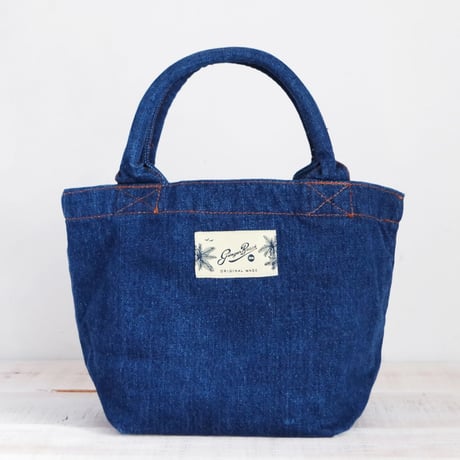Organic Denim Tote J / Ginger Beach Inn Original