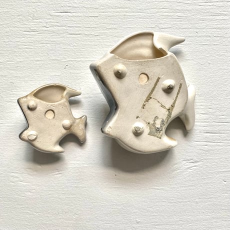 Vintage  Wall Decor Swimming With Flowers
