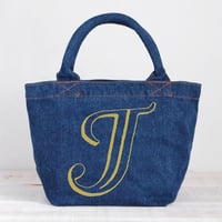 Organic Denim Tote J / Ginger Beach Inn Original