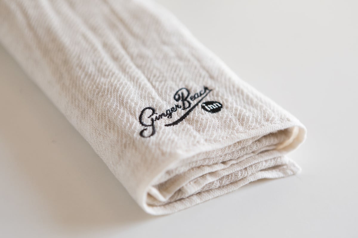 Face Towel in Linen & Organic Cotton | Ginger B