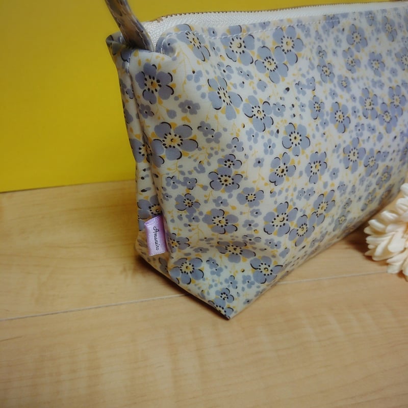 持ち手付きラミネートポーチ&ミニポーチセット【180601B】 | 雨音色