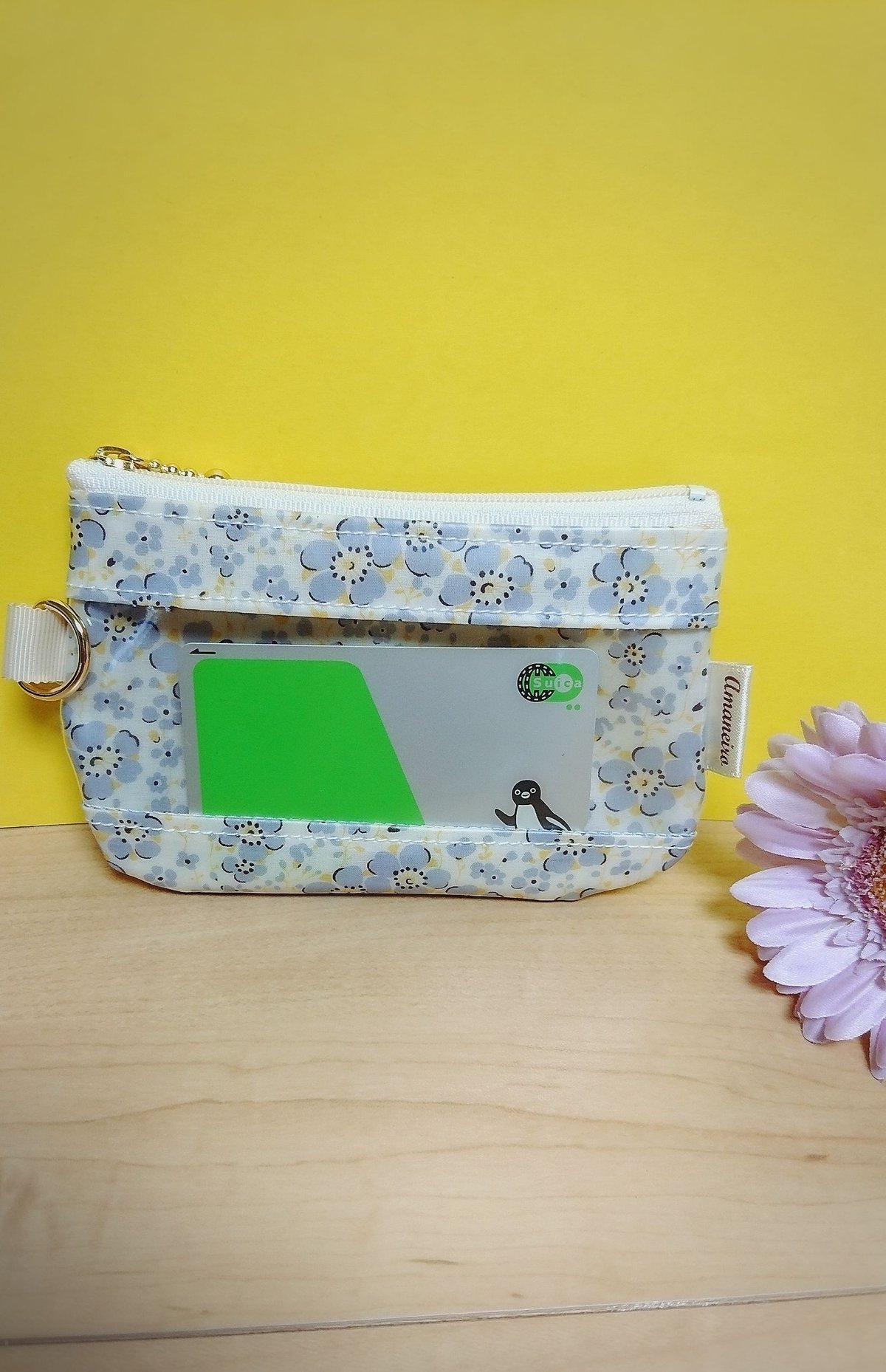 持ち手付きラミネートポーチ&ミニポーチセット【180601B】 | 雨音色