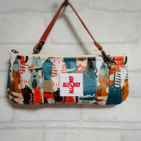 ひょっこりエピペンポーチ・ラミネート生地 １本薄型ペンポーチタイプ【No.20210418】