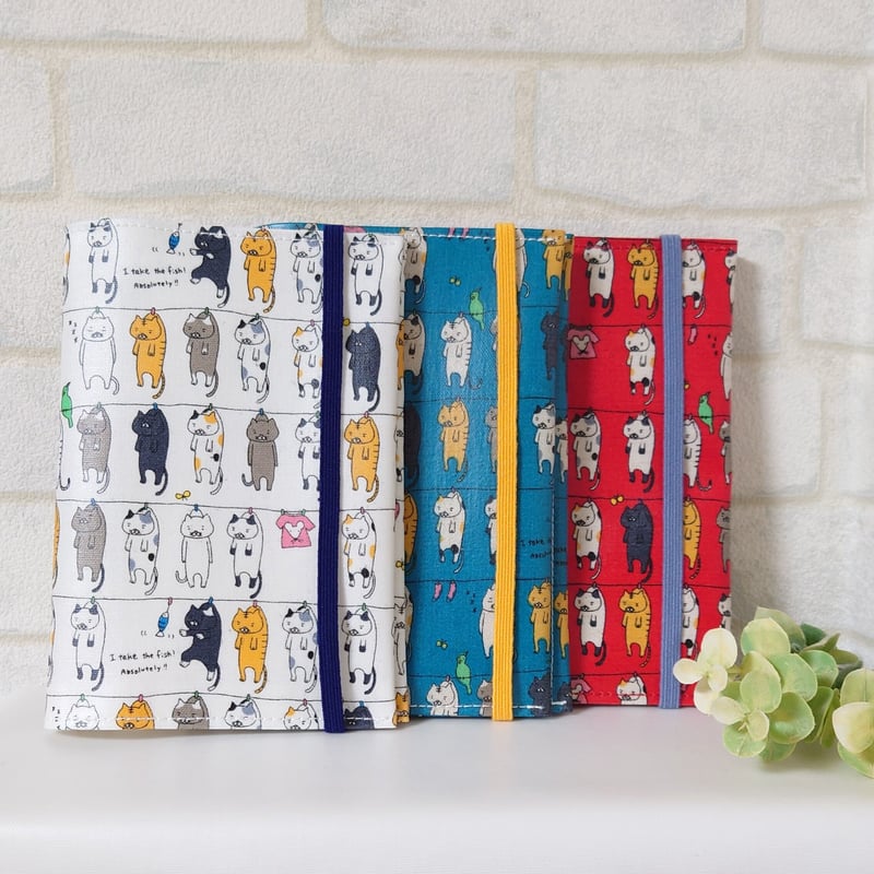 お薬手帳or文庫本カバー（ラミネート生地） | 雨音色Amaneiro