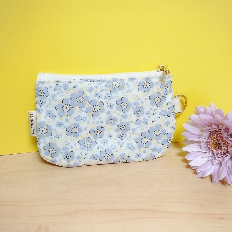 持ち手付きラミネートポーチ&ミニポーチセット【180601B】 | 雨音色