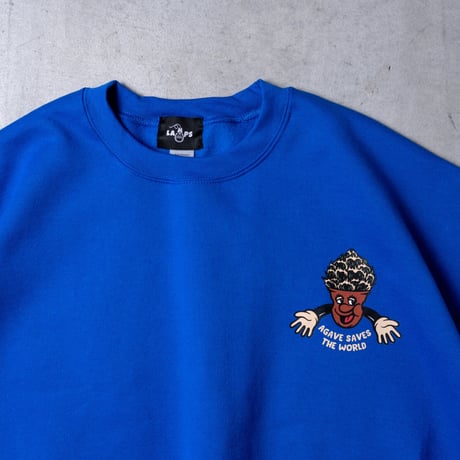 AGAVE スウェット BLUE