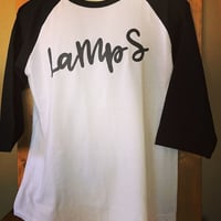 LAMPS ラグラン ブラック×ホワイト