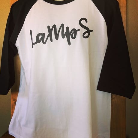 LAMPS ラグラン ブラック×ホワイト