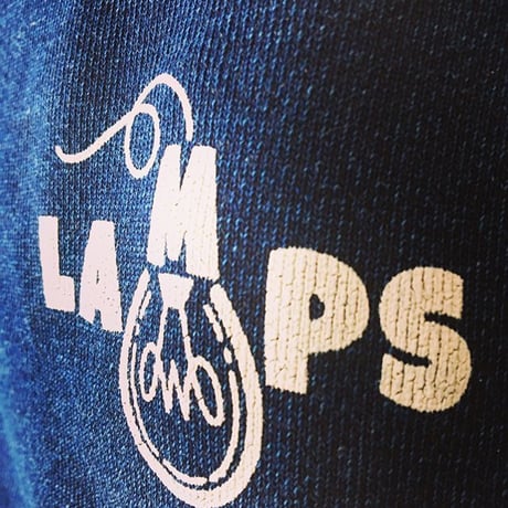 LAMPS  Happiness デニムスウェット