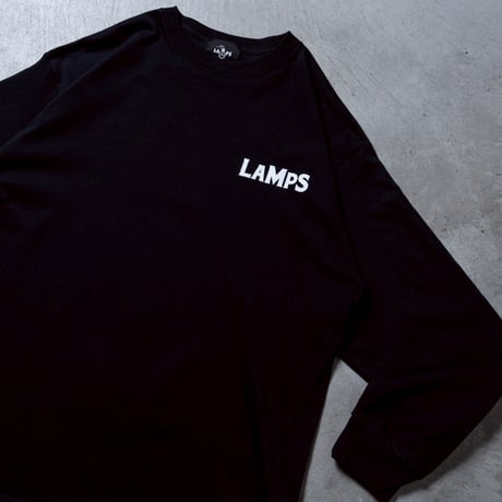 LAMPS ロングスリーブTシャツ（BLK）