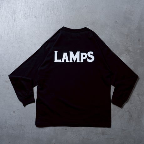 LAMPS ロングスリーブTシャツ（BLK）