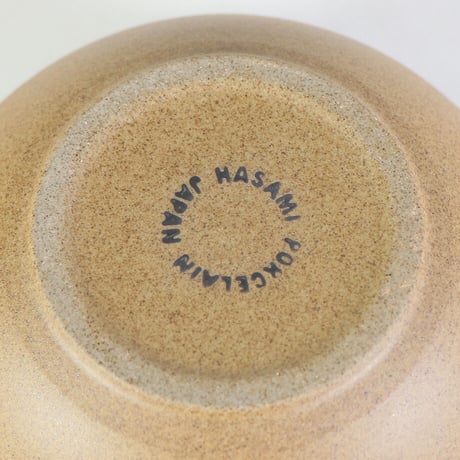 HASAMI PORCELAIN"Deep Round Bowl S ナチュラル(HP046)"