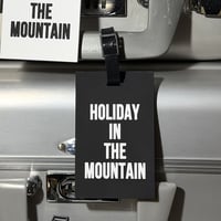 MOUNTAIN RESEARCH "Rubber Luggage Tag (Black)"