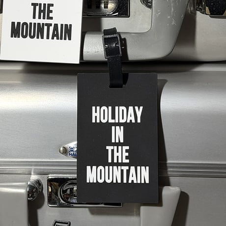 MOUNTAIN RESEARCH "Rubber Luggage Tag (Black)"