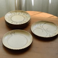 YANAGI POTTERY（柳窯）"インレイ / 平皿（中）（直径185mm）"