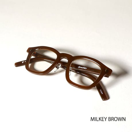 MEGANEROCK（メガネロック）"VECTOR 006(CHAMPAGNE GOLD / MILKEY BROWN / KURO) "