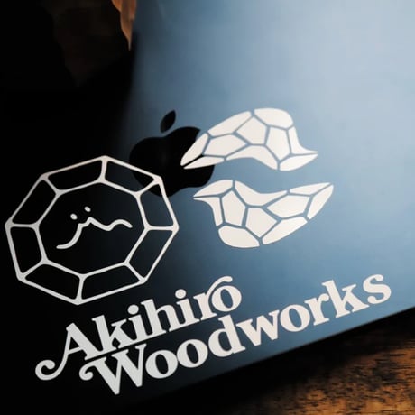 AkihiroWoodworks（アキヒロウッドワークス）"Sticker-SET(Black/White)"