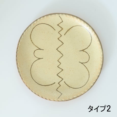 YANAGI POTTERY（柳窯）"インレイ / 平皿（大）（直径210mm）"