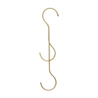 FORM×amabro"S字フック ダブル L (BRASS,COPPER)"