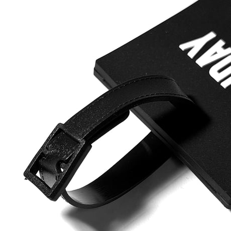 MOUNTAIN RESEARCH "Rubber Luggage Tag (Black)"