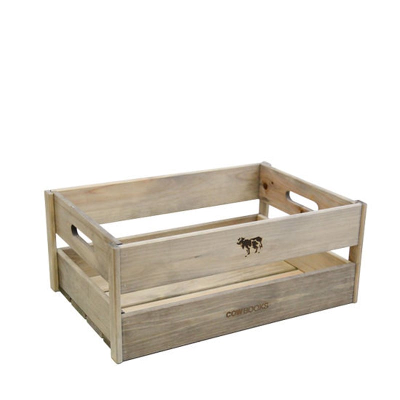 マウンテンリサーチ ウッド ボックス 3 大 + 天板 蓋 COW BOOKS