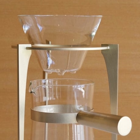 千葉工作所 "Coffee Dripper & Stand Set Glass"
