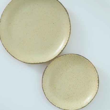YANAGI POTTERY（柳窯）"無地（白） / 平皿（大）（直径210mm）"