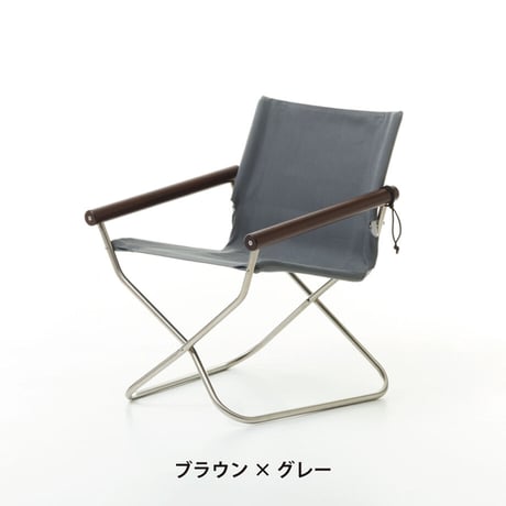 【お取寄商品・送料無料】NychairX 80 肘かけ/ダークブラウン