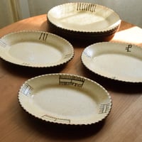 YANAGI POTTERY（柳窯）"インレイ / オーバル（小）（205×150mm）"