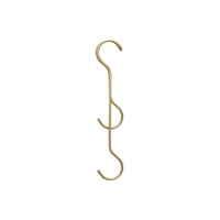 FORM×amabro"S字フック ダブル S (BRASS,COPPER)"