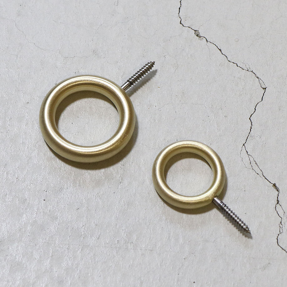 千葉工作所　Brass Hook & Brass Ring 計3個セット 千葉工作所