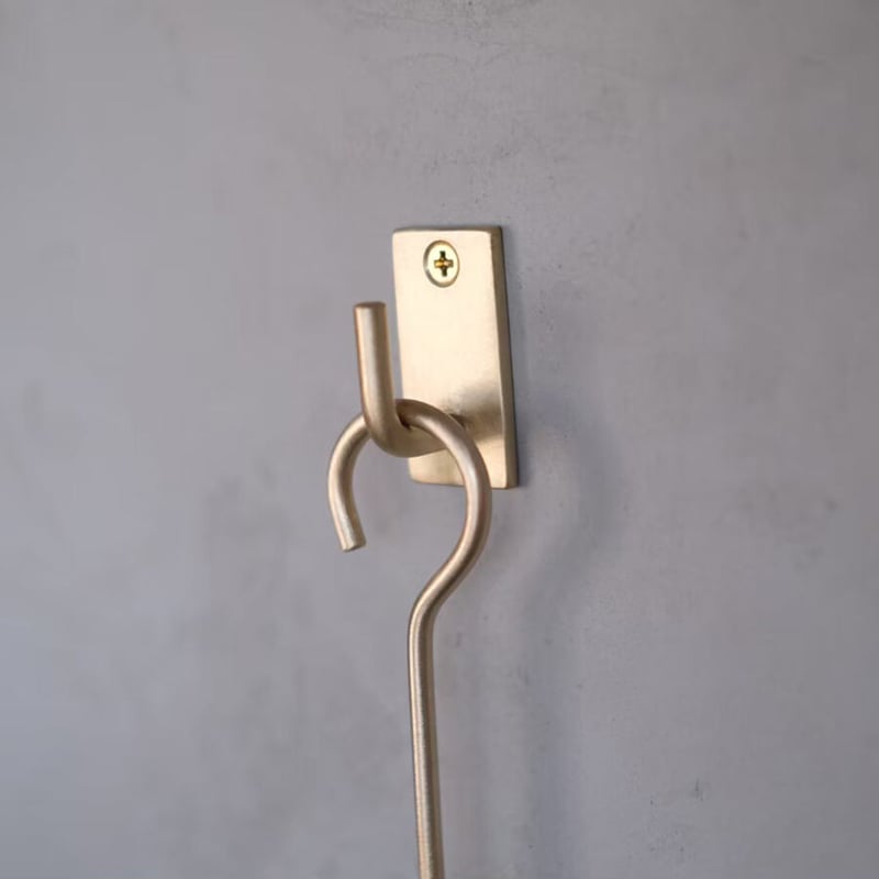 千葉工作所　Brass Hook & Brass Ring 計3個セット 千葉工作所 Brass Hook & Brass Ring 計3個セット 千葉工作所 Brass
