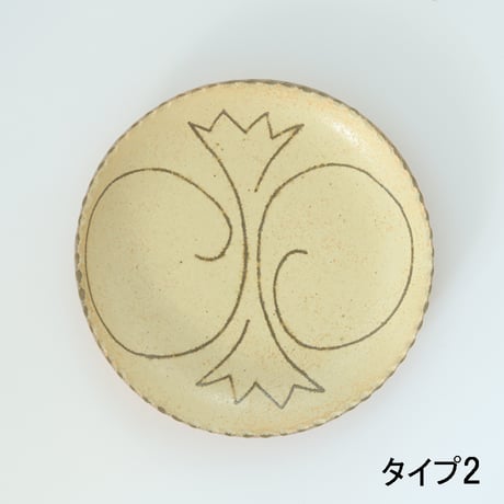 YANAGI POTTERY（柳窯）"インレイ / 平皿（中）（直径185mm）"