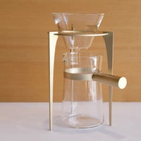 千葉工作所 "Coffee Dripper & Stand Set Glass"