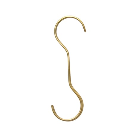 FORM×amabro"S字フック シングル L (BRASS,COPPER)"