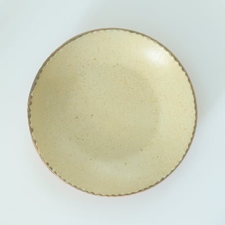 YANAGI POTTERY（柳窯）"白・無地 / 7.5寸皿（直径230mm）"