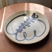 YANAGI POTTERY（柳窯）"スリップウェア / 尺皿（直径300mm）"